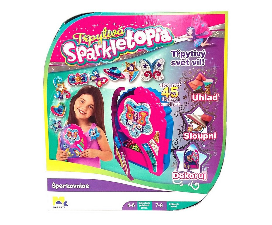 sparkletopia kúzelná šperkovnica