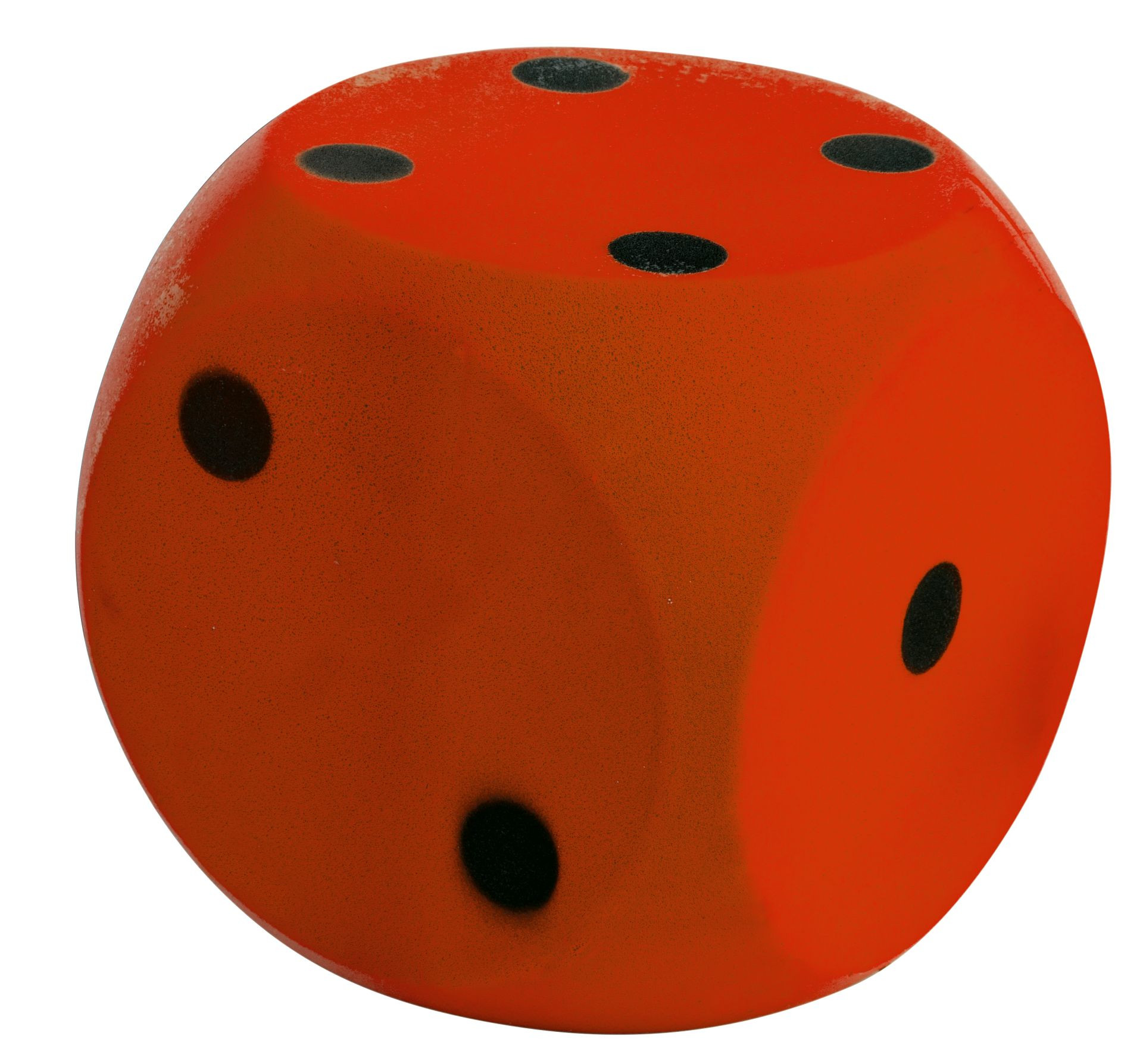 Androni Kocka mäkká - veľkosť 10 cm červená