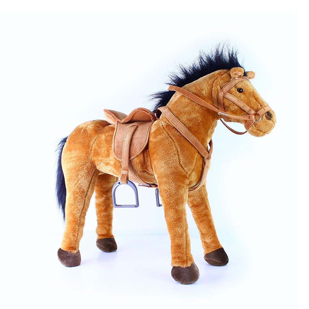 veľký plyšový kôň, 70 cm - možno sedieť