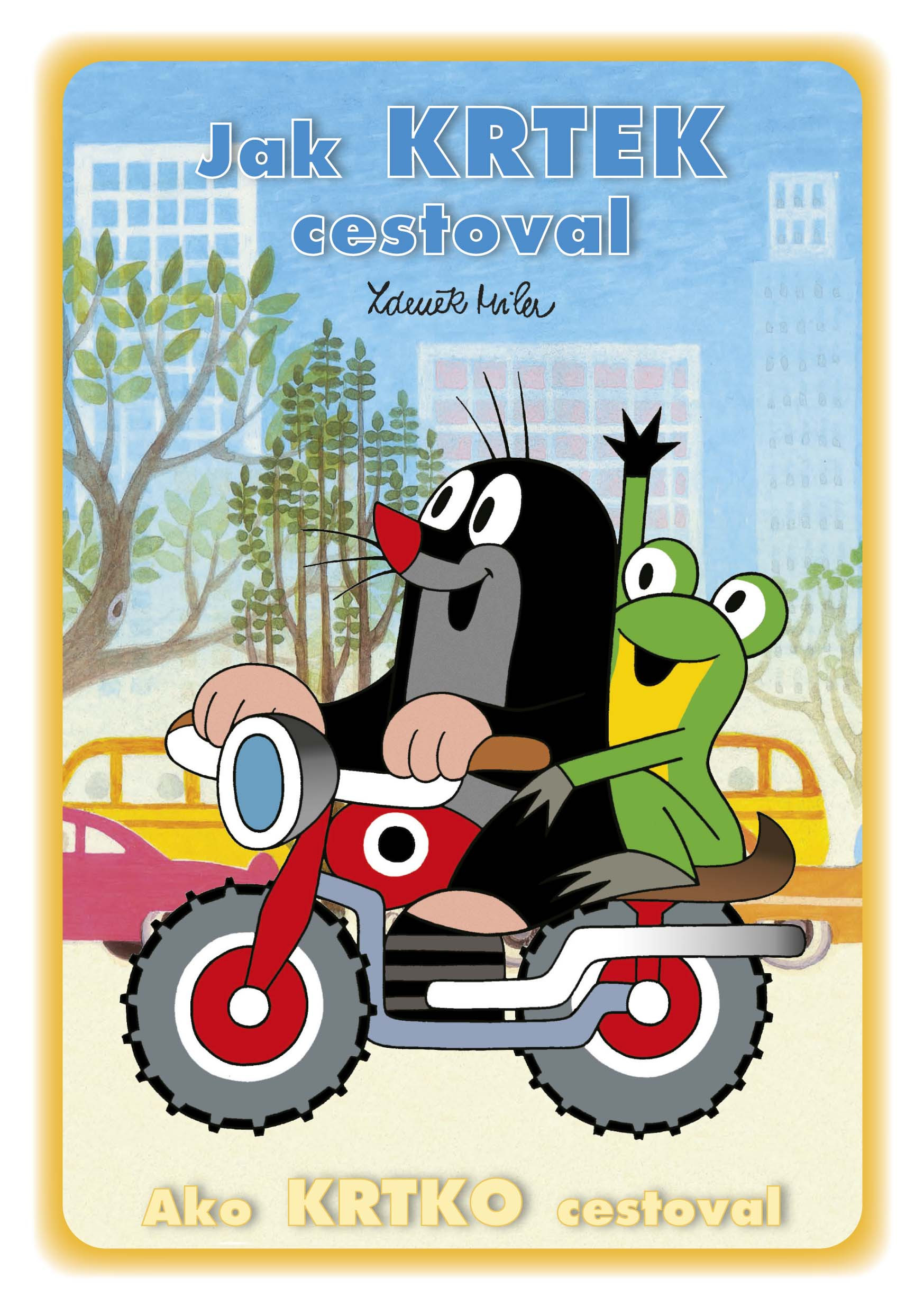 Omaľovánka A5 Ako Krtko cestoval