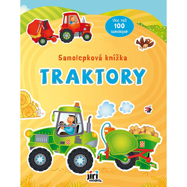 Knižka samolepková Traktory