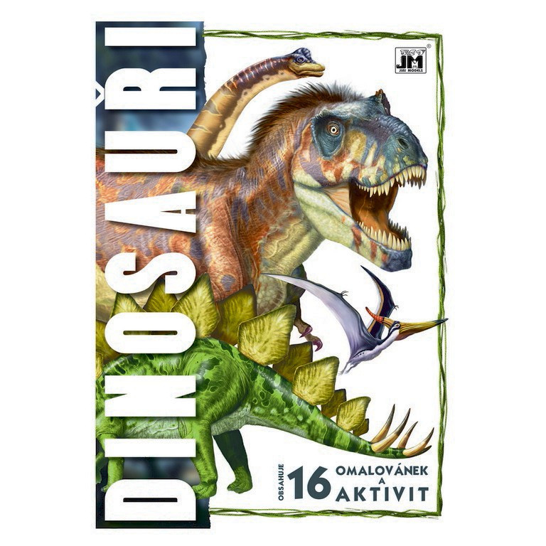 Omalovánka A4 Dinosaury