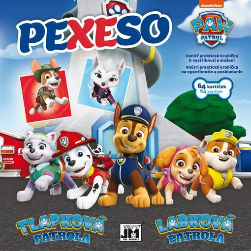 Pexeso v zošite Paw Patrol