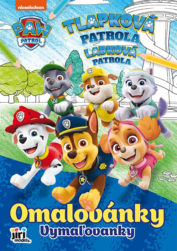 Omaľovánka A4 Paw Patrol