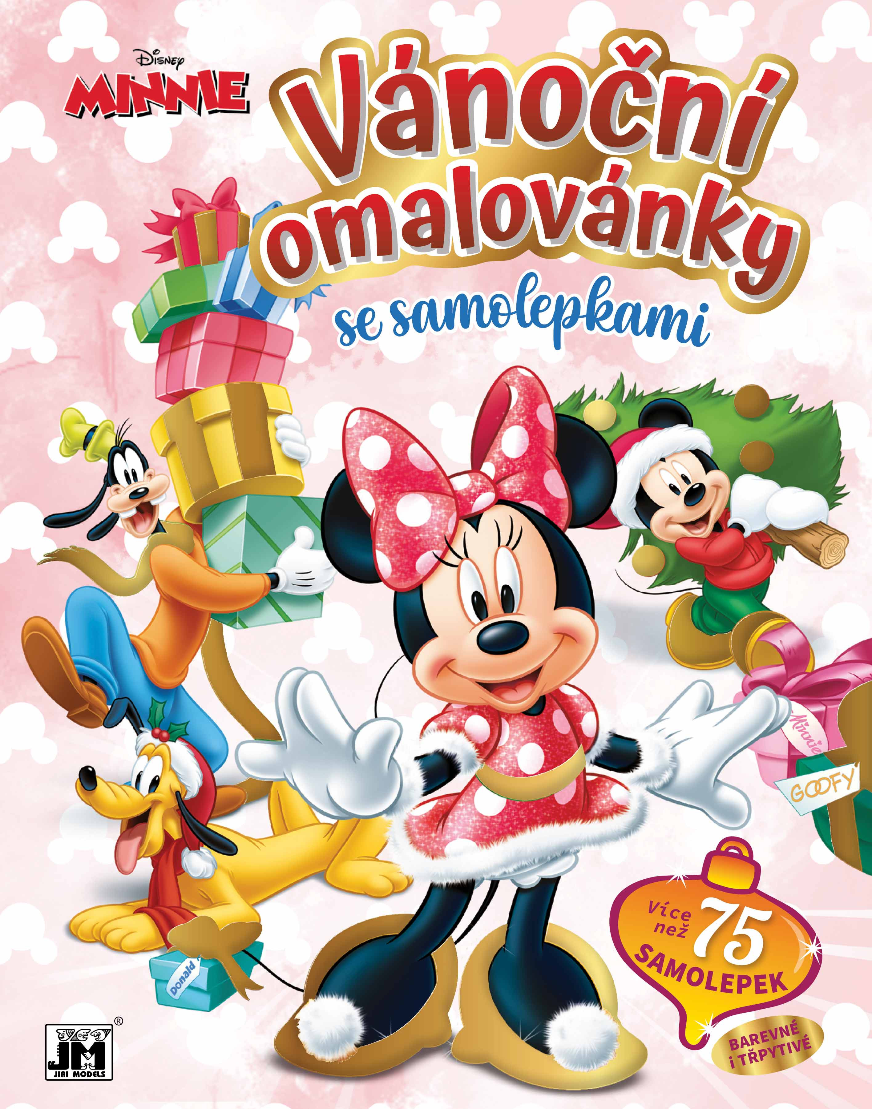 Vianočná omaľovánka so samolepkami Minnie