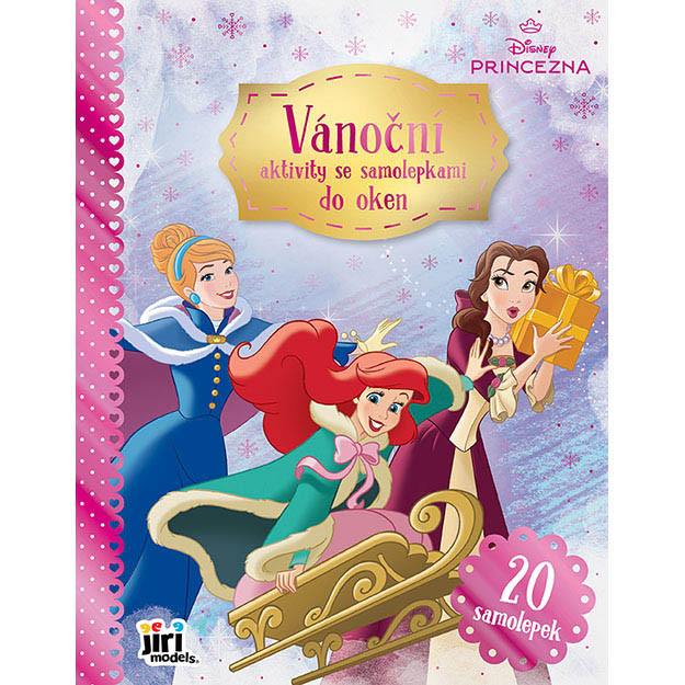 Vianočné aktivity so samolepkami do okien Disney Princezné