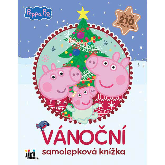 Vianočná samolepková knižka Prasiatko Peppa