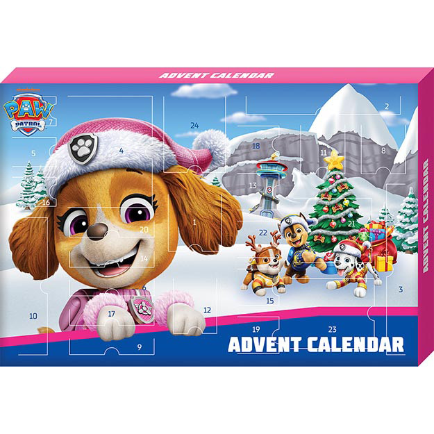 Adventný kalendár Tlapková patrola pre dievčatá