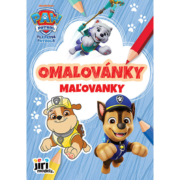 Omaľovánka A5 Paw Patrol/Tlapková Patrola pre chlapcov