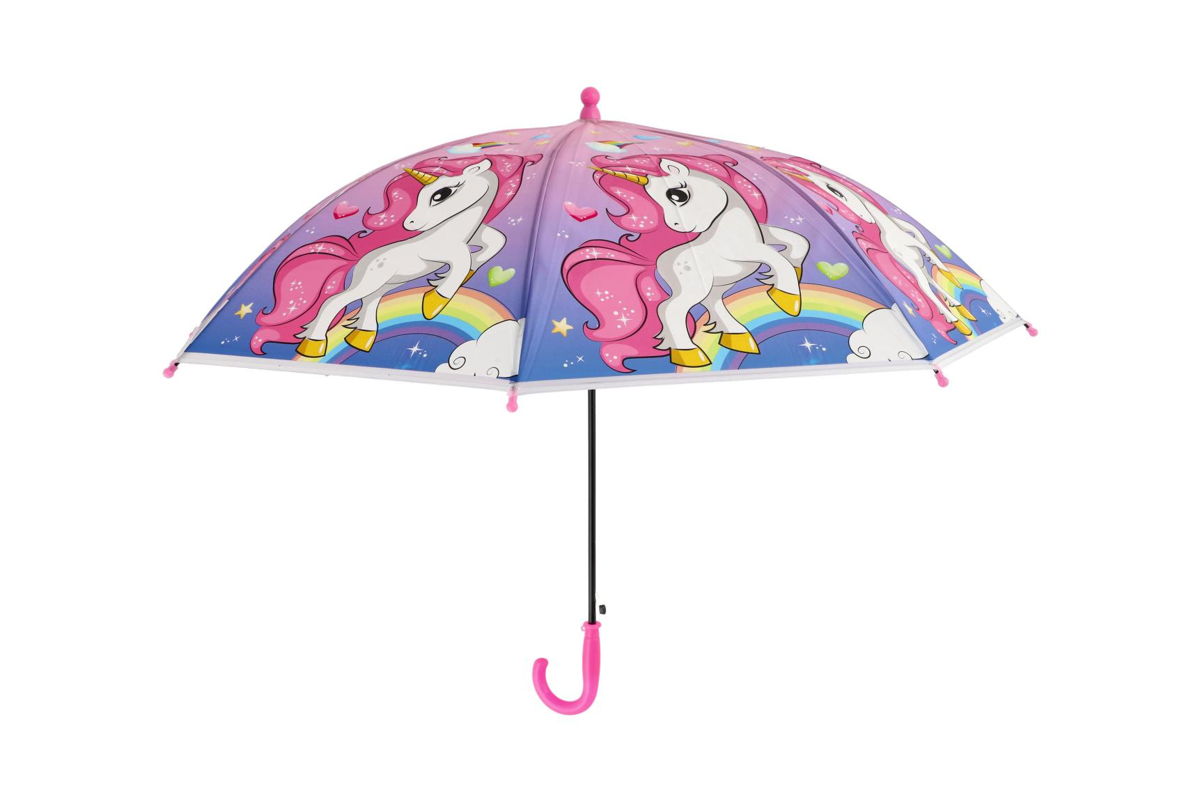 Dáždnik Jednorožec vystreľovací 64 cm v sáčku