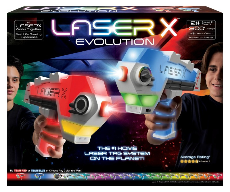 LASER X evolution double blaster set pre 2 hráčov