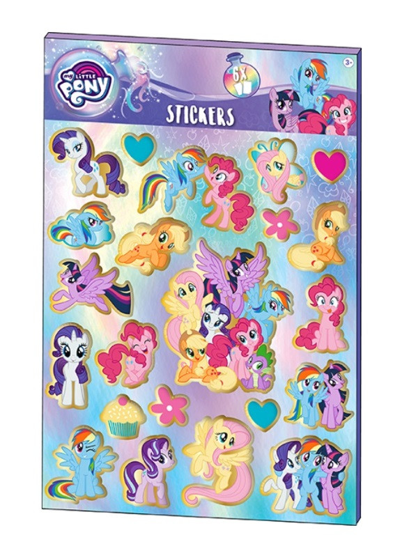 Sada samolepiek 6 listov My Little Pony