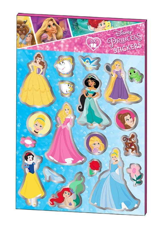 Sada samolepiek 6 listov Disney Princezné