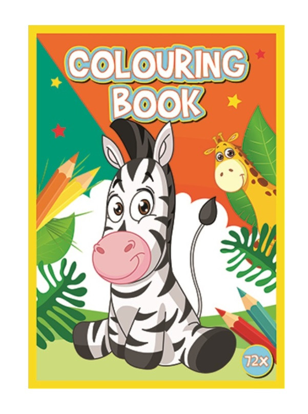 Kniha omaľovánok 72 strán A4 Safari