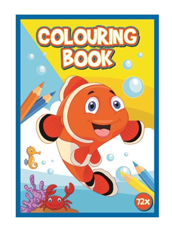 Kniha omaľovánok 72 strán A4 Morský svet