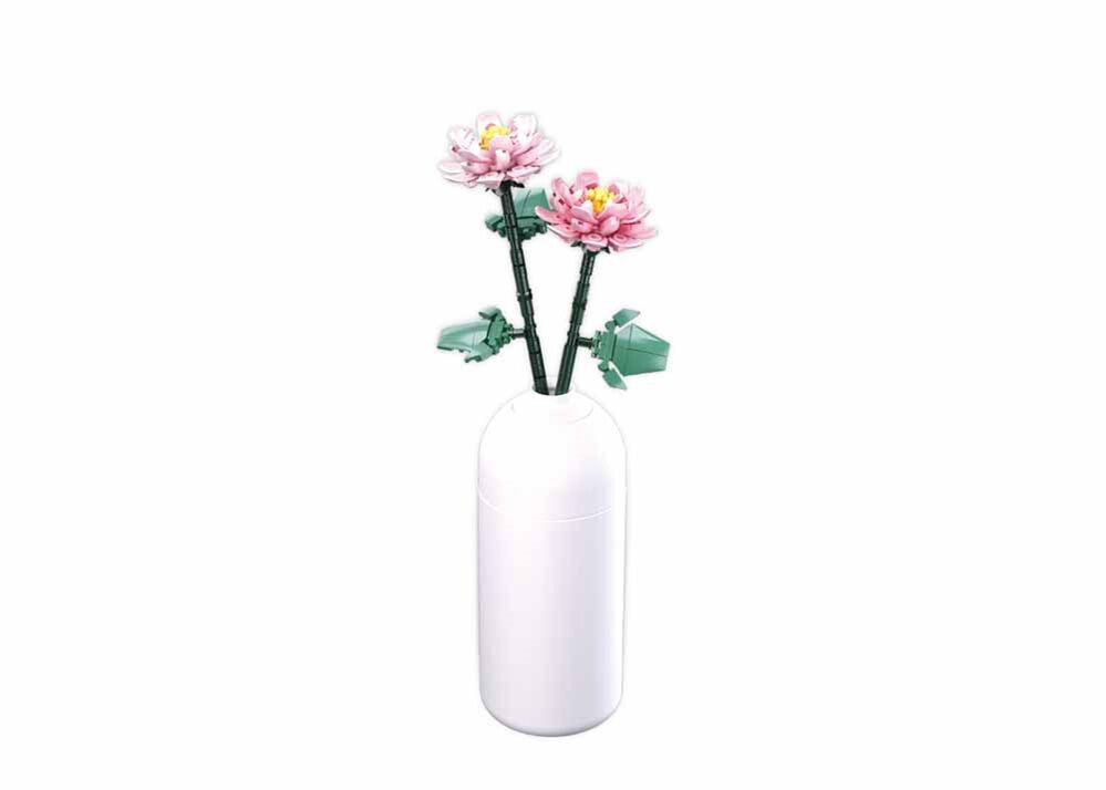 Sluban Flowers M38-B1101-05 Pivonka vo váze
