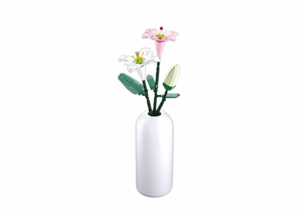Sluban Flowers M38-B1101 Ľalie vo váze