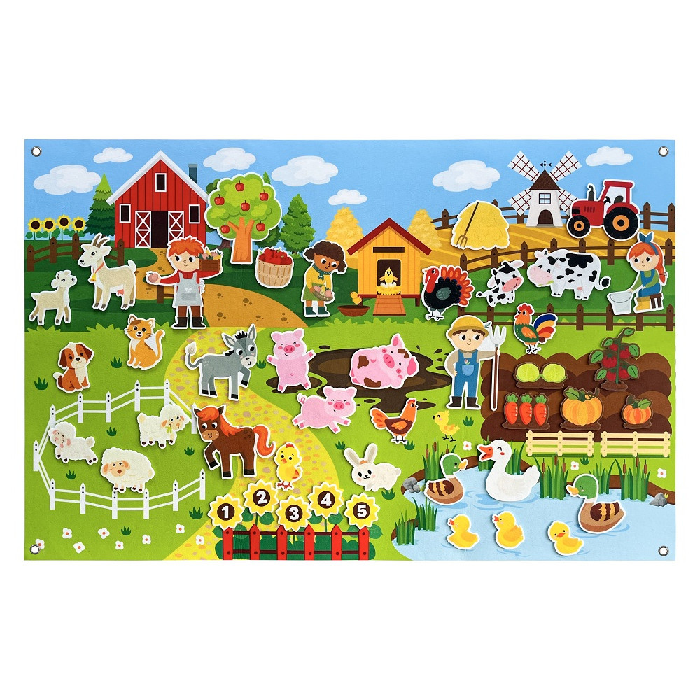 2Kids Toys Interaktívna hracia stena Farma
