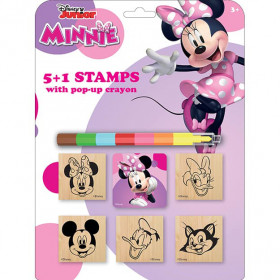 Pečiatky 5+1 s voskovkou MINNIE