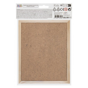 Tabuľa na kriedy 20x16 cm + 4 kriedy + mazacia hubka
