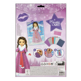 Kreatívny set mozaika podľa čísel A4 2