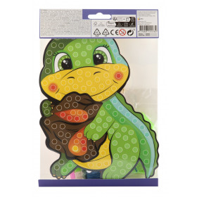 Kreatívny set diamantové maľovanie dráčik A5 veľké XL kamene + pero vosk tácka