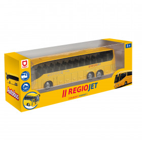Kovový autobus RegioJet, 19 cm