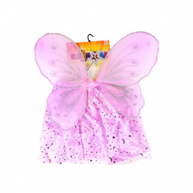 Kostým tutu sukne ružový motýľ s prútikom a krídlami
