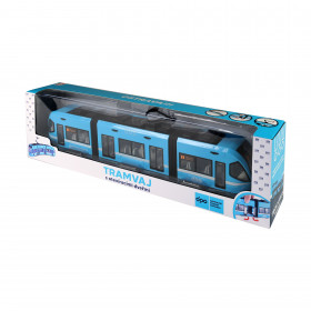Moderná električka DPO Ostrava modrá 47 cm