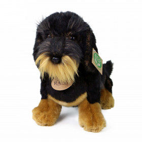 Plyšový jazvečík drsnosrstý sediaci 30 cm ECO-FRIENDLY