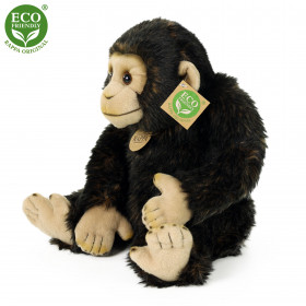 Plyšový opice šimpanz 27 cm ECO-FRIENDLY