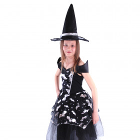 Detský kostým čarodejnice netopierka (S) e-obal