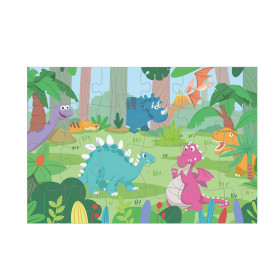Puzzle s dinosaurami 24 dielov 50 x 34 cm