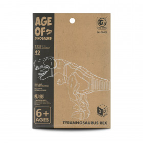 Drevené 3D puzzle Tyrannosaurus Rex