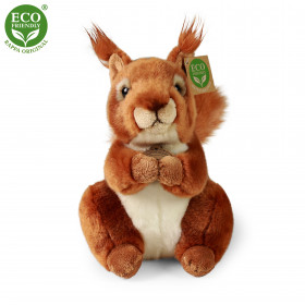 Plyšová veverička sediaca 23 cm ECO-FRIENDLY