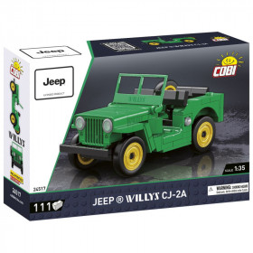 Cobi 24517 Jeep Willys CJ-2A zelený
