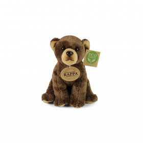 Plyšový medveď hnedý sediaci 15 cm ECO-FRIENDLY