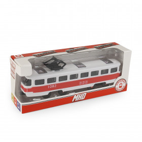 Električka MHD červená 16 cm