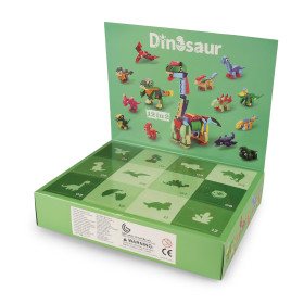 Stavebnica dino 12 figúrok