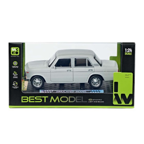Auto biele so zvukom a svetlom 18 cm