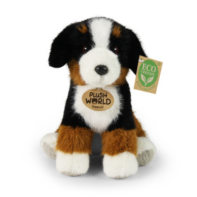 Plyšový pes bernský salašnícky 20 cm ECO-FRIENDLY PLUSH WORLD
