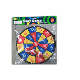 Terč na suchý zips 28 cm 3 loptičky