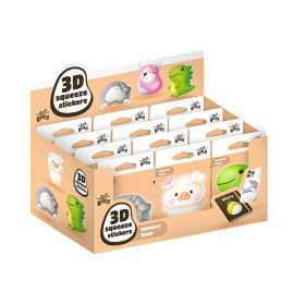 Gifty - 3D sqeeze stickers - mix 1