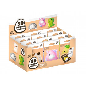 Gifty - 3D sqeeze stickers - mix 2