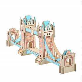 Woodcraft Drevené 3D puzzle Tower Bridge