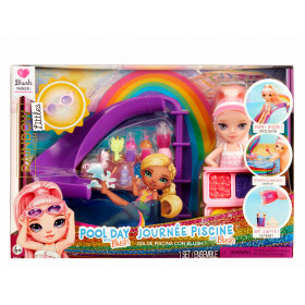 Rainbow High Sada s malou sestričkou - bazén