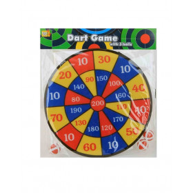 Terč na suchý zips 36 cm 2 loptičky + 2 šipky