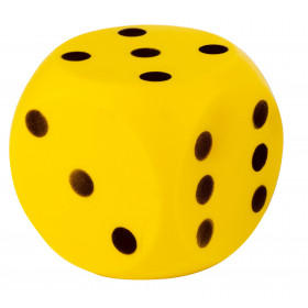 Androni Kocka mäkká - veľkosť 10 cm žltá