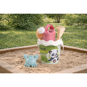 Androni RECYKLÁCIA PASTEL Sada na piesok les s kanvičkou - stredná