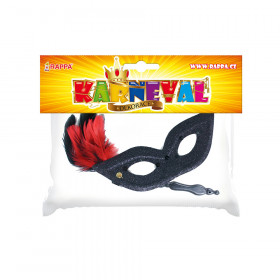 Škraboška s perím